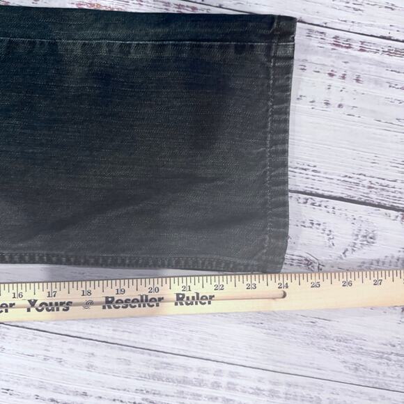 Levi’s 527 Bootcut Jeans Men 34x32 Cropped Faded Blue Y2K Grunge Streetwear - Picture 5 of 8